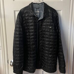The North Face ThermoBall Eco shirt snap front jacket men’s size XL